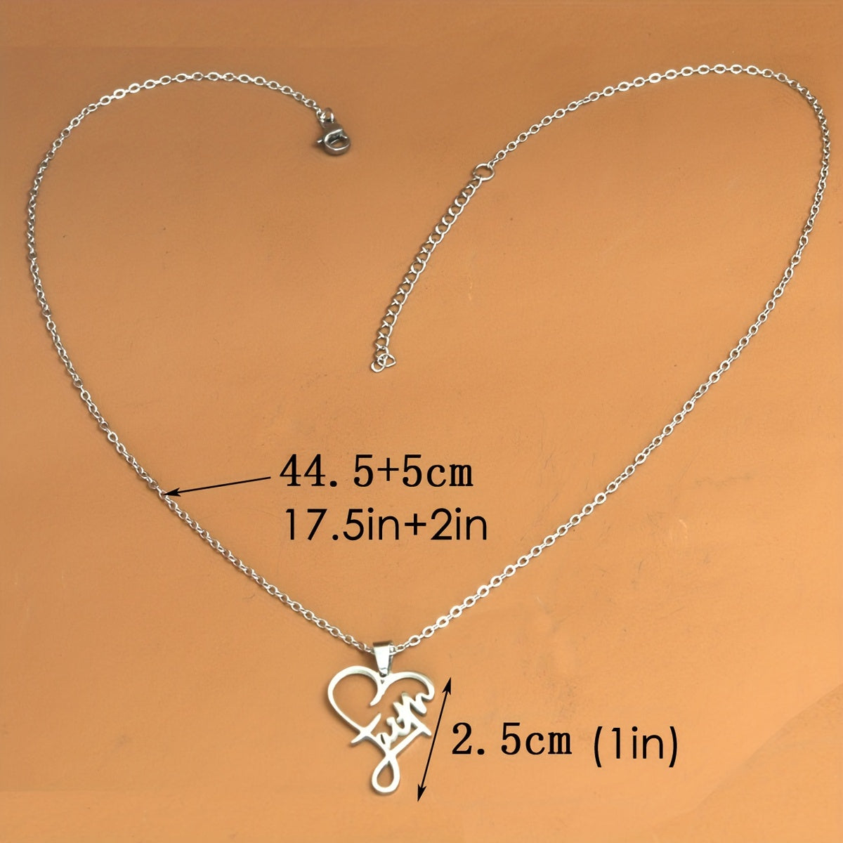 3pcs Stainless Steel Christian Faith Words Pendant Necklace, Unisex Couple Jewelry Gift