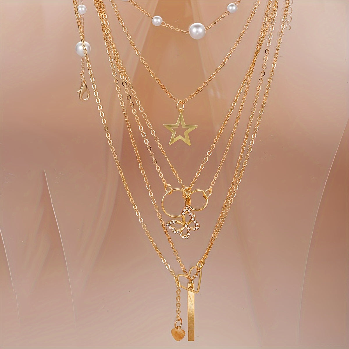 86pcs Fashionable Elegant Necklace, Earrings, Rings, and Studs Jewelry Set for Women & s - Versatile Casual Attire or Holiday Gift, No Box Included