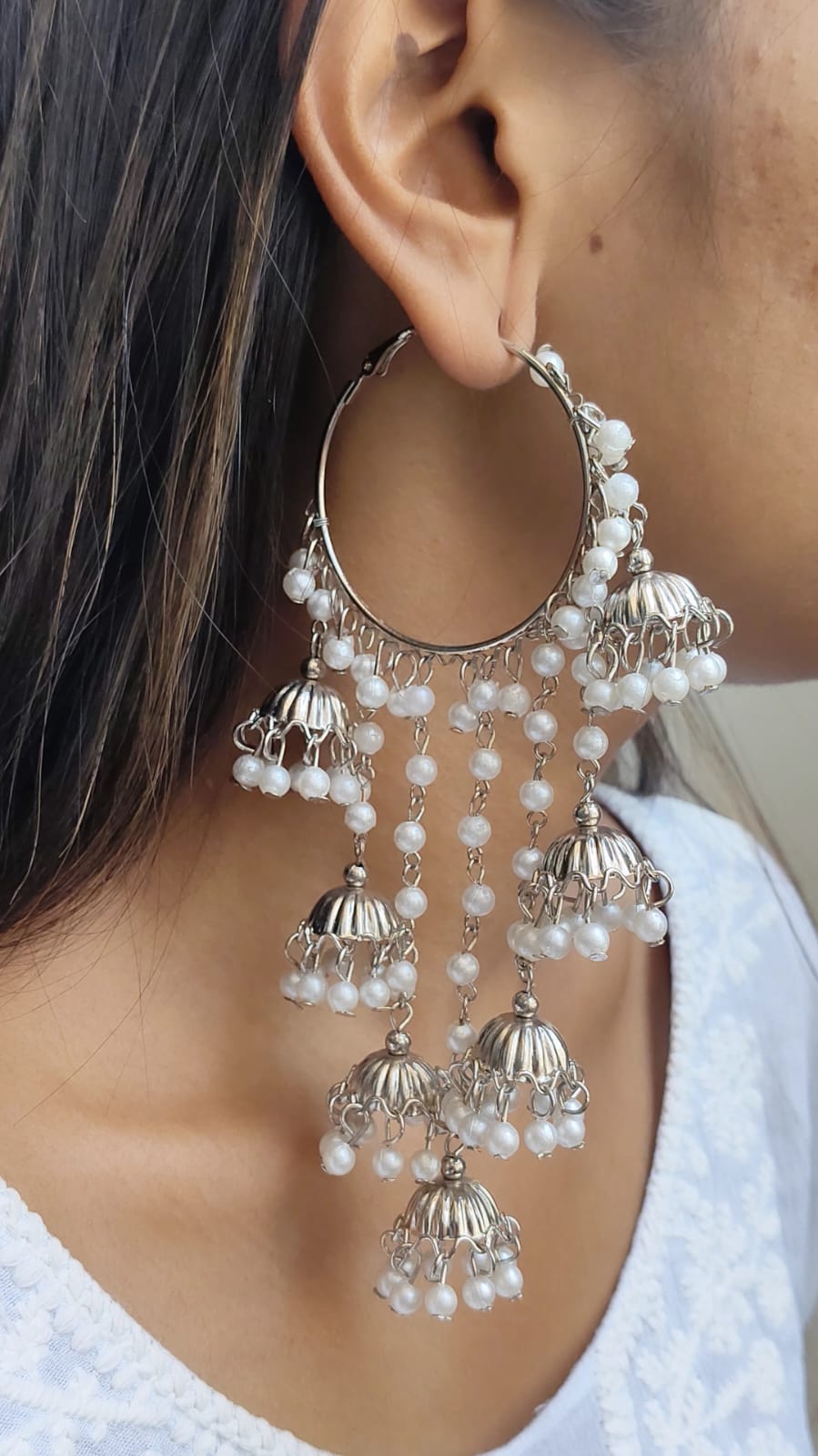 BEAUTIFUL PEARL JHUMKA