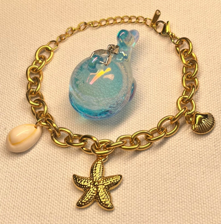 Starfish Pearl Bracelet