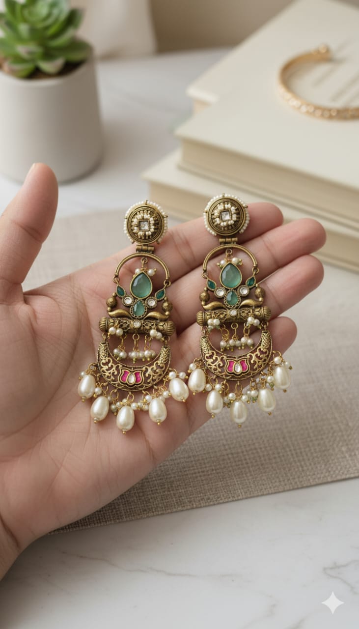 The Heritage Jhumka Earrings