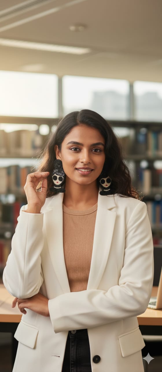 The Artisan's Meadow Beaded Earrings
