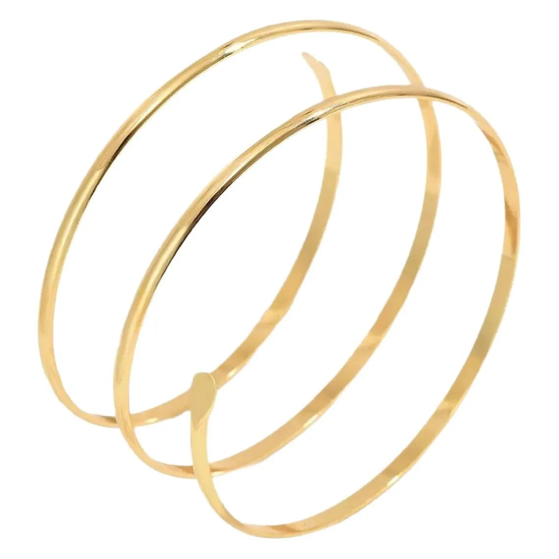 Upper Arm Cuff Bracelet for Women Minimalist Gold Plated Armband Statement Party Armlet Jewelry Gift Summer Vacation Accessories