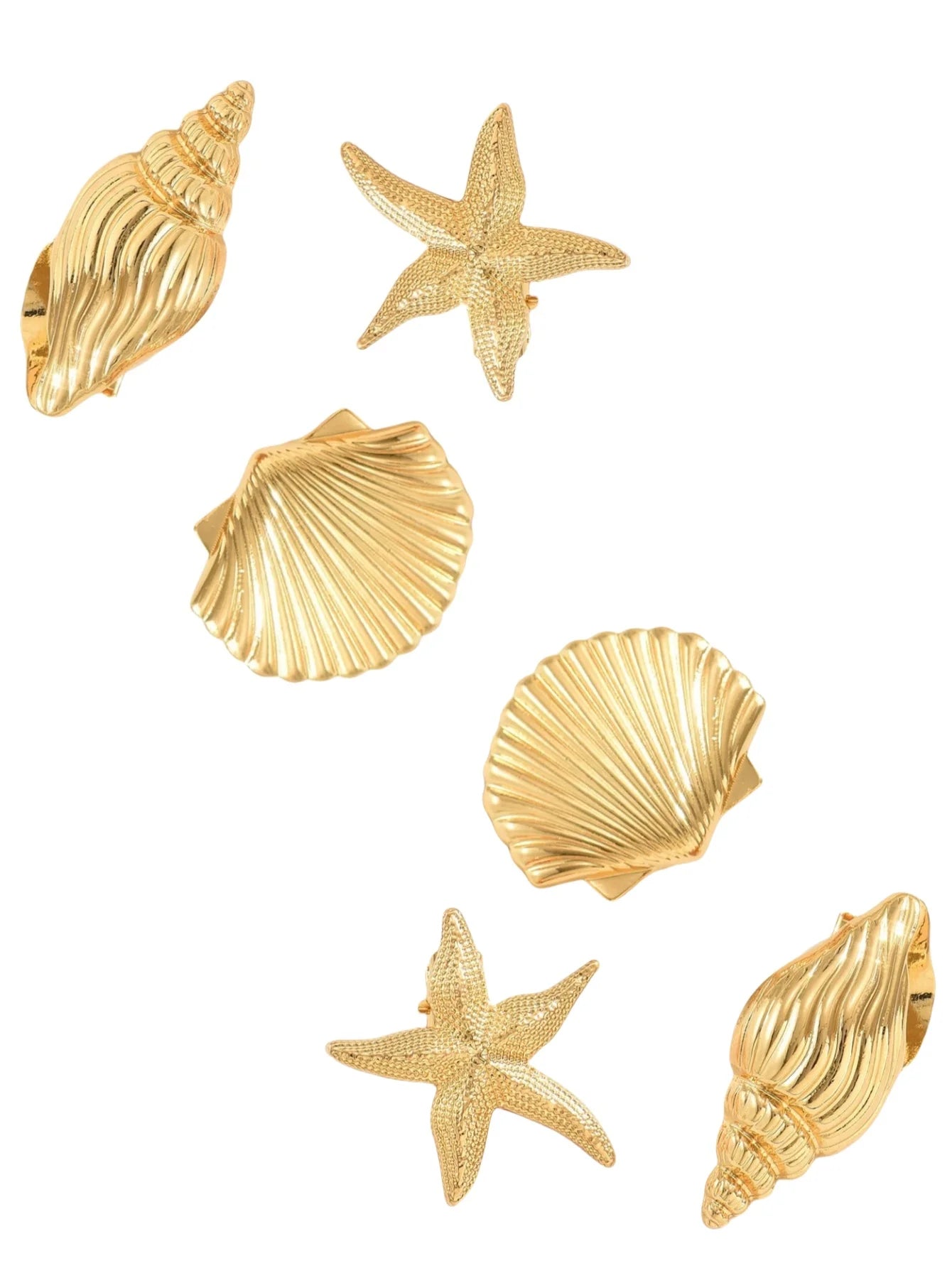 Hairpin Fashion Personality Elegant Hairpin Y2K Starfish Hairpin Halloween decoration hairpin