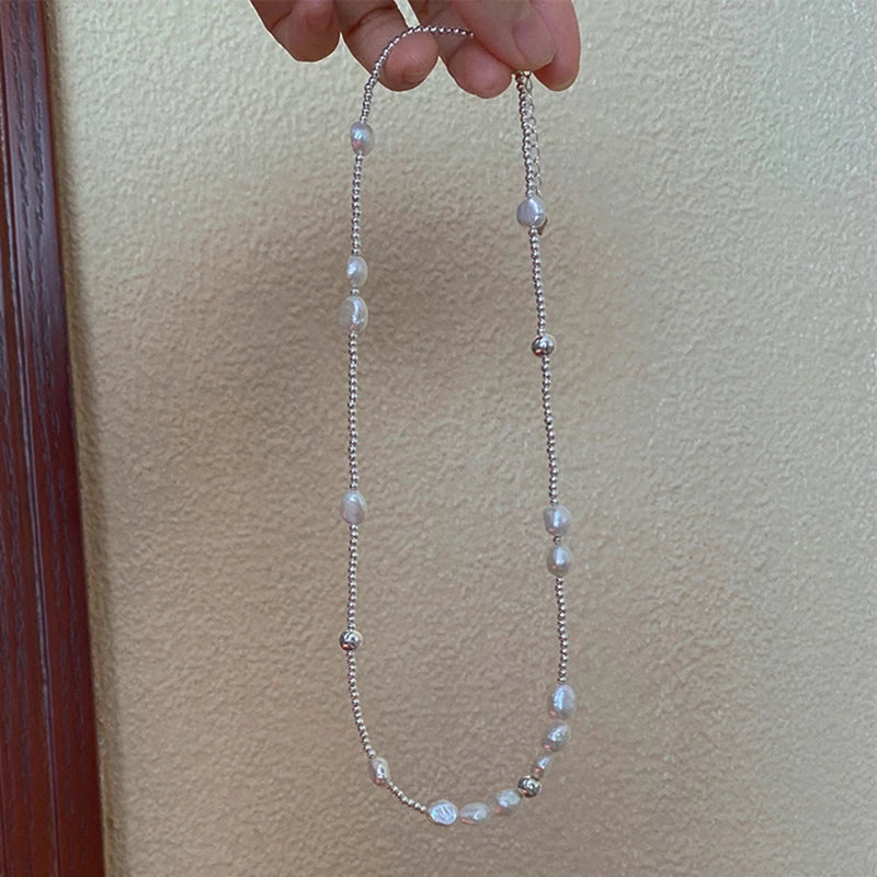 FOXANRY INS Fashion Pearl Necklace Bride Jewelry Charm Women Girl New Fashion Elegant Wedding Party Accessories Gifts Wholesale