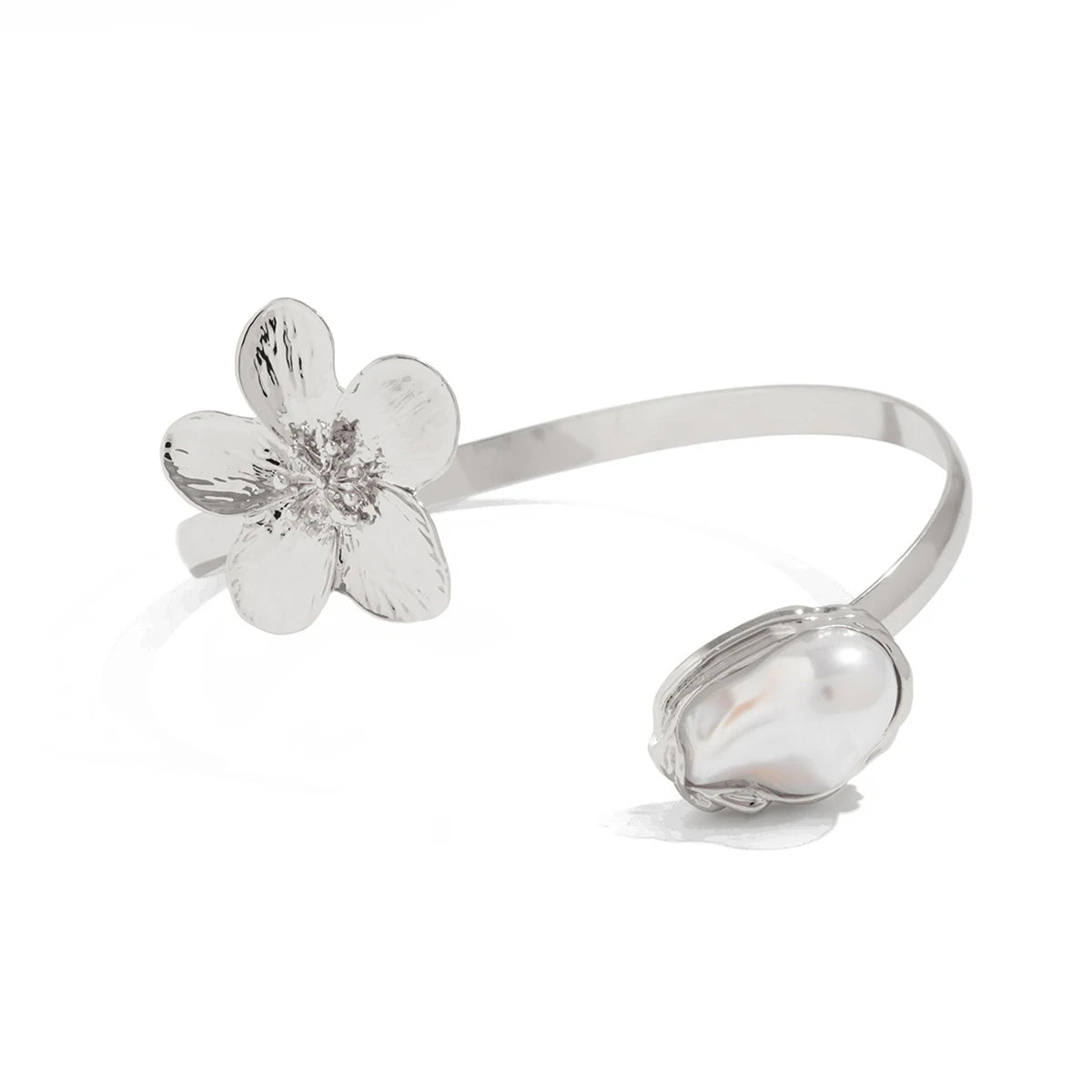 Luxury Gold Color Arm Bangles Stainless Steel Ocean Elements Bracelet Jewelry for Women, Hypoallergenic Gift & Party Accessories