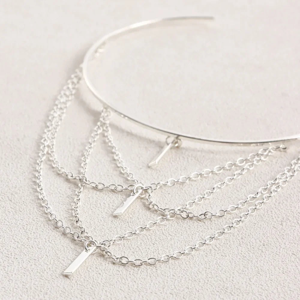 Gold Color Open Upper Arm Bracelet Women's Jewelry Rectangle Charm Tassel Arm Bangle Party Summer Fashion Accessories New