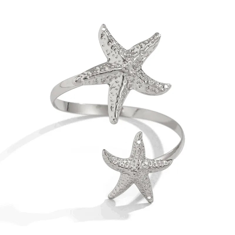 Punk Coiled Starfish Upper Arm Cuff Armlet Armband Bangle Women Jewelry Egypt Arm Cuff Armlet Bracelet