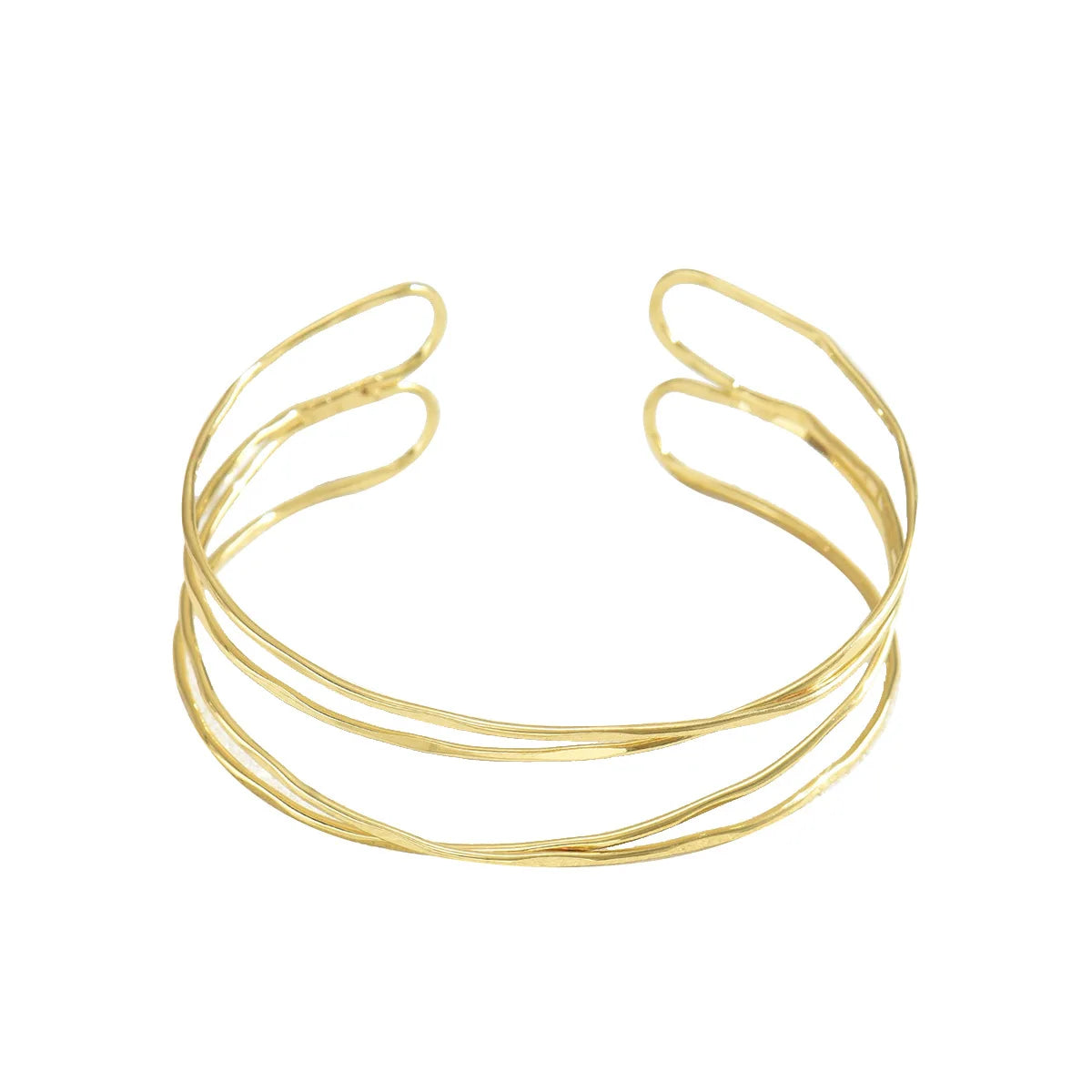 Upper Arm Cuff Bracelet for Women Minimalist Gold Plated Armband Statement Party Armlet Jewelry Gift Summer Vacation Accessories