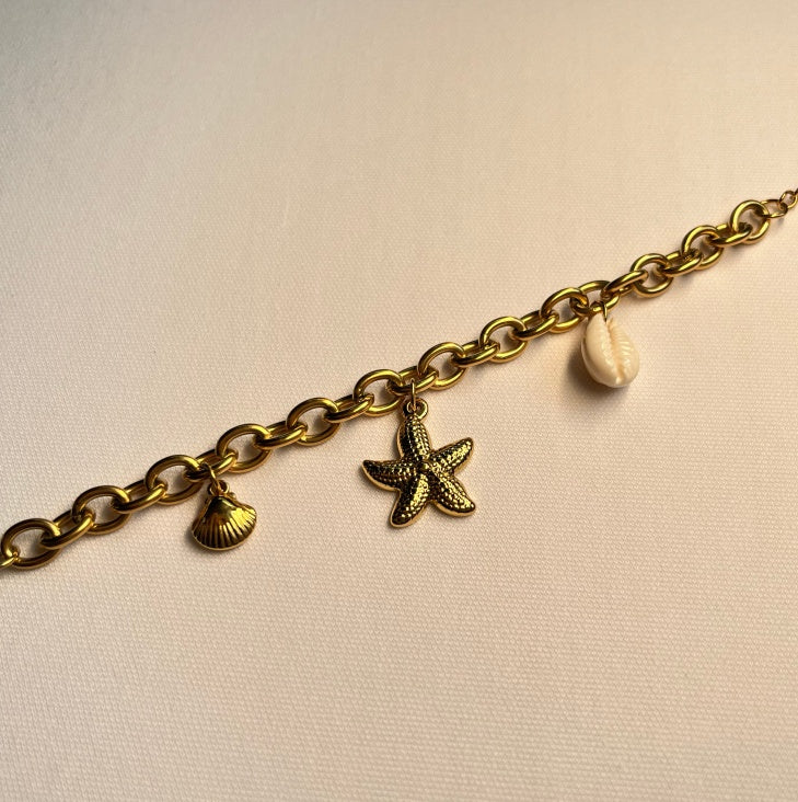 Starfish Pearl Bracelet