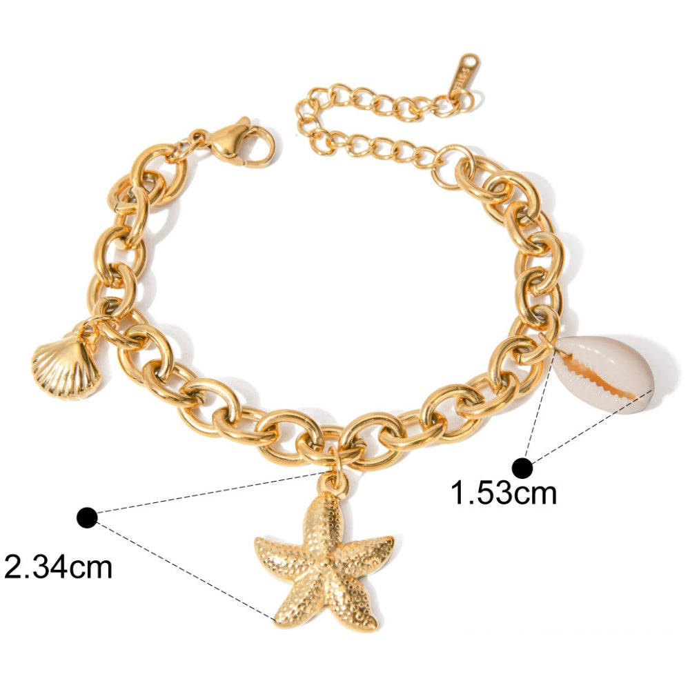 Starfish Pearl Bracelet
